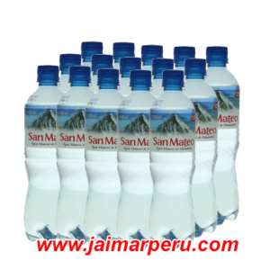 Agua mineral San Mateo sin gas 600 ml x 15 botellas