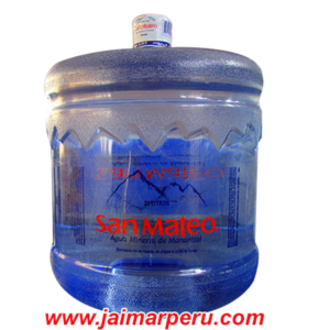 Bidon de agua mineral San Mateo 21 litros retornable