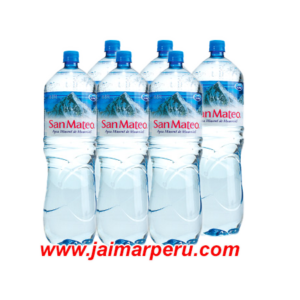 Agua mineral San Mateo sin gas 2.5 lt. x 6 botellas