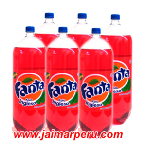 Fanta Kola Inglesa 3 litros x 6 botellas descartables