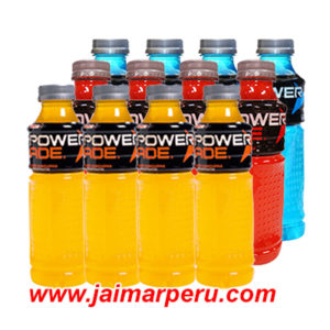 Rehidratantes Powerade varios sabores 500 ml x 12 botellas